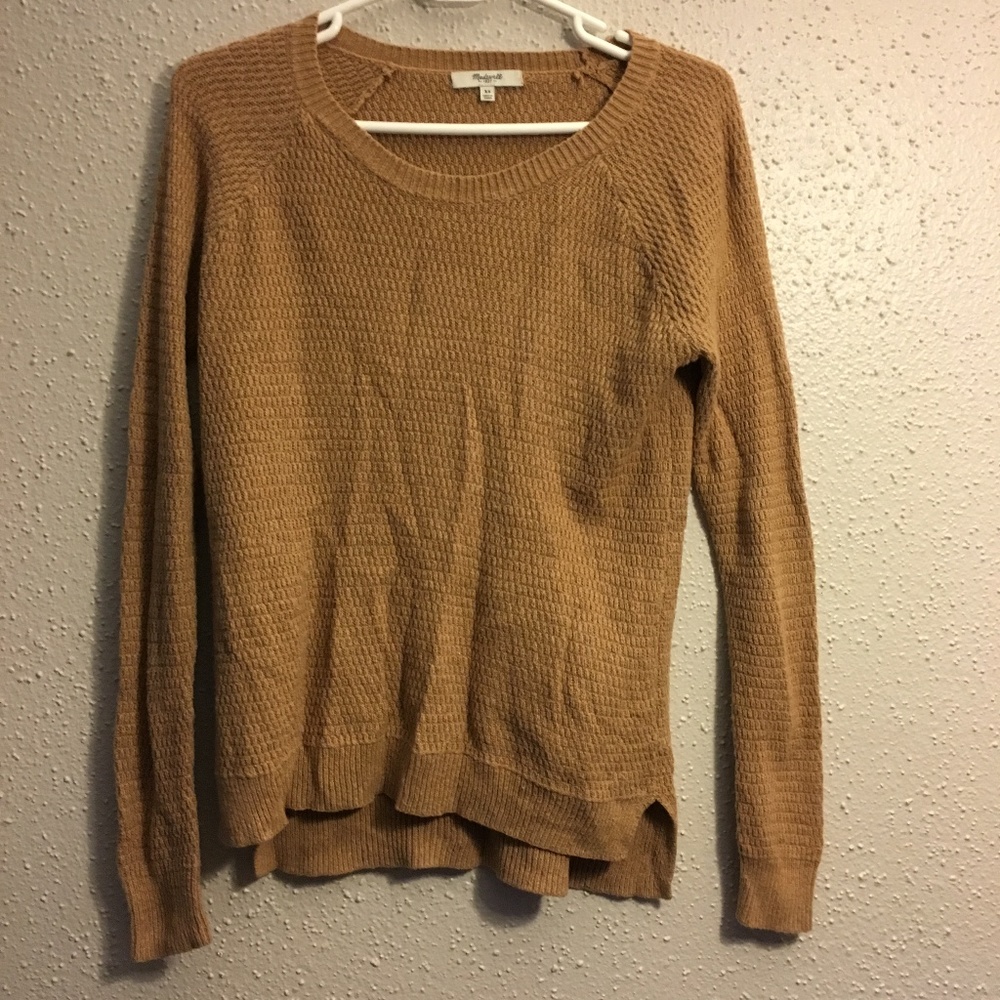 Madewell cotton crewneck pullover sweater